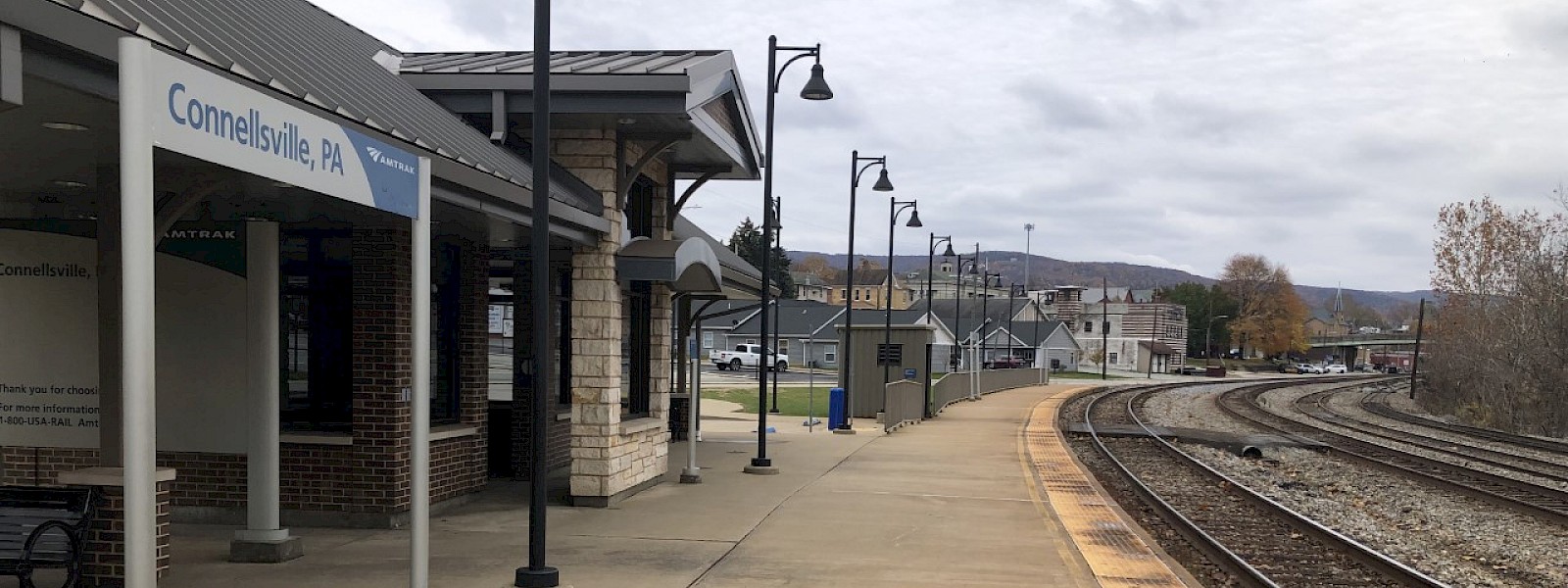 Connellsville PA Amtrak Station Photo by Joe Napsha Tribune-Review